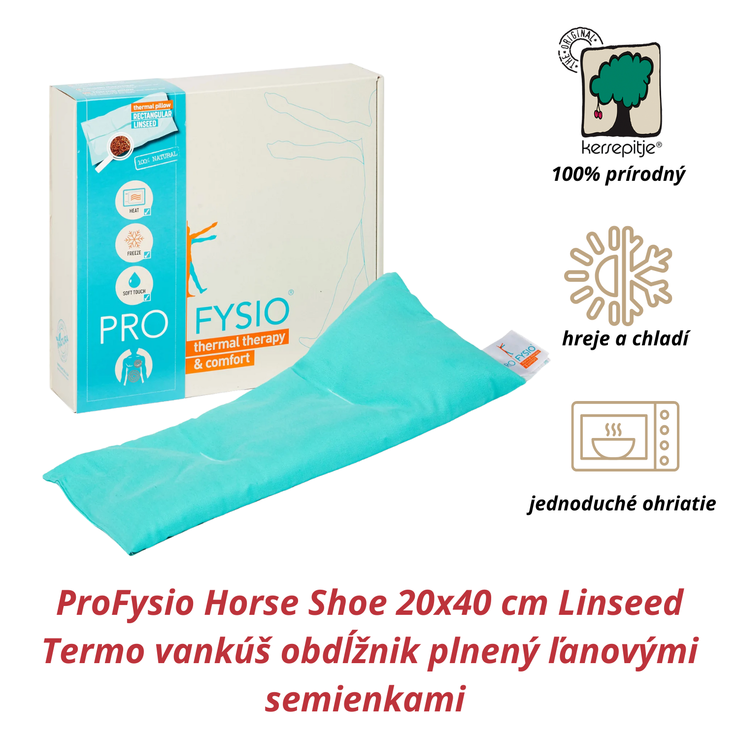 INATURA ProFysio Horse Shoe 20x40 cm Linseed