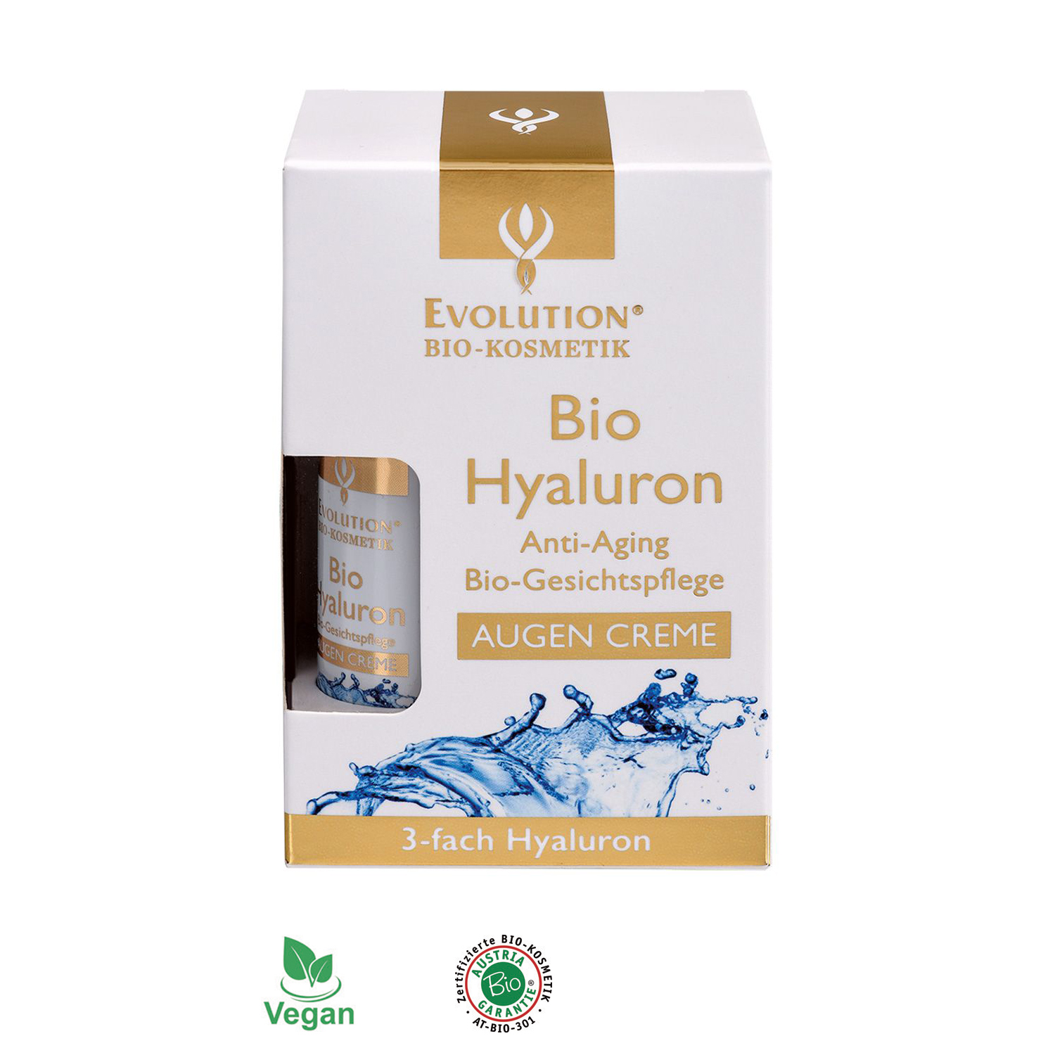 EVOLUTION BIO HYALURON AUGEN CREM - KRÉM PRE OBLASŤ OKOLO OČÍ (15 ml)