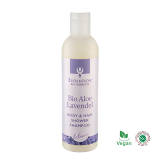 BIO SHAMPOO LAVENDEL - Bio aloe a levanduľa telový a vlasový šampón 250 ml