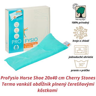 INATURA ProFysio Horse Shoe 20x40 cm Cherry Stones